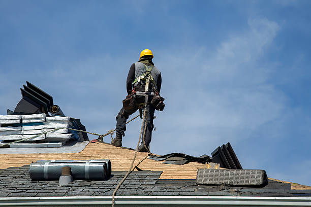 Professional Roof Installation technician working in Perkinston, MS